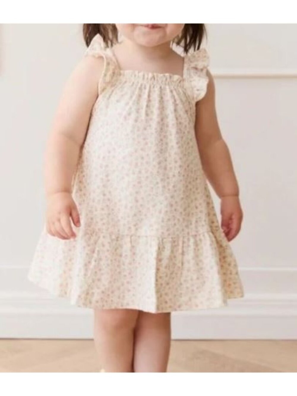 Jamie Kay Organic Cotton Nelly Dress Girls Size 7 Y NWT Posy Garden Pink